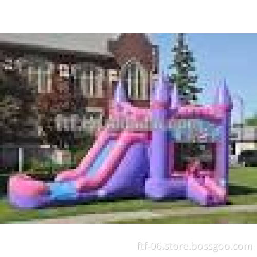 2015 cheap selling high quality of the most popular portable outdoor inflatable trampoline slides castle children toys